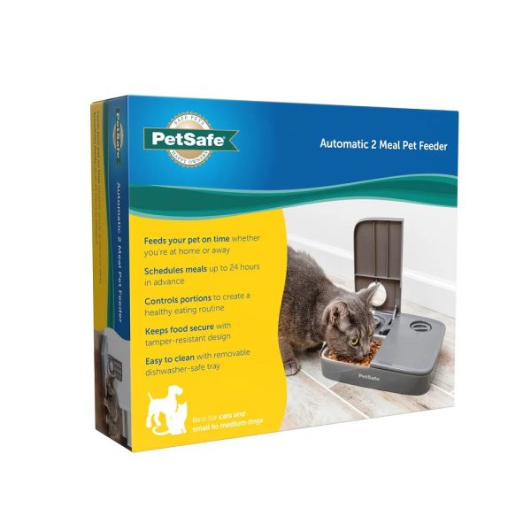 2 Meal Pet Feeder